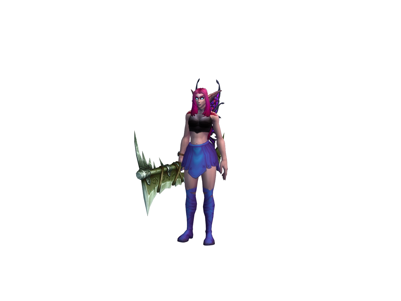 Nëwaccount 3D character render
