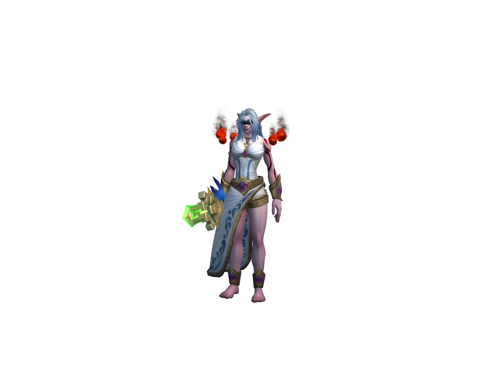 Mlém 3D character render