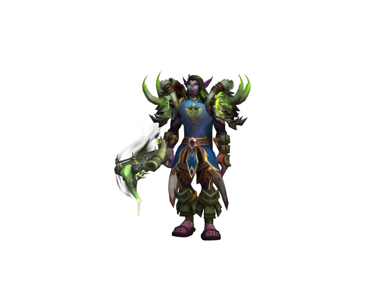 Huntemos 3D character render