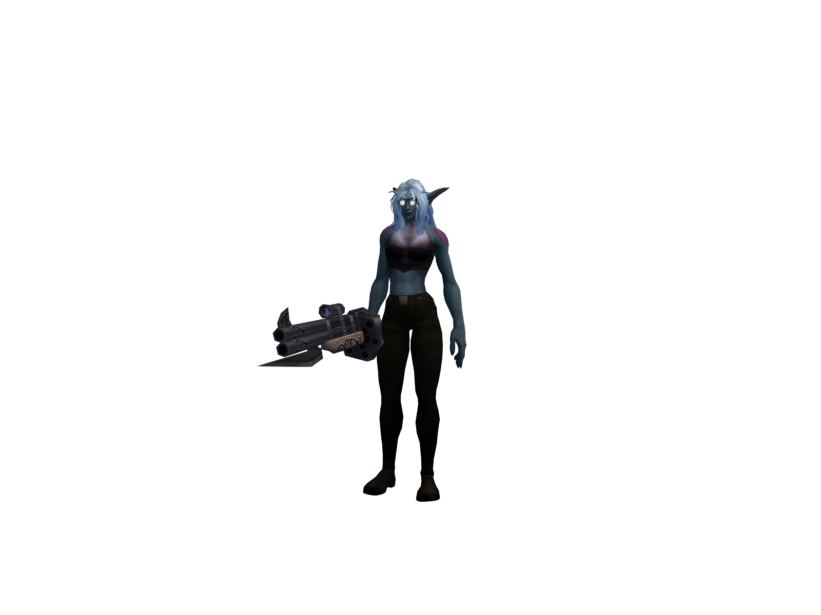 Pokash 3D character render