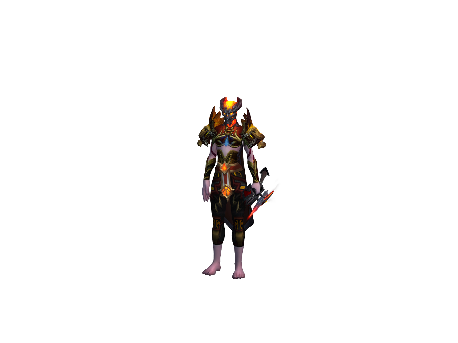 Oneshot 3D character render