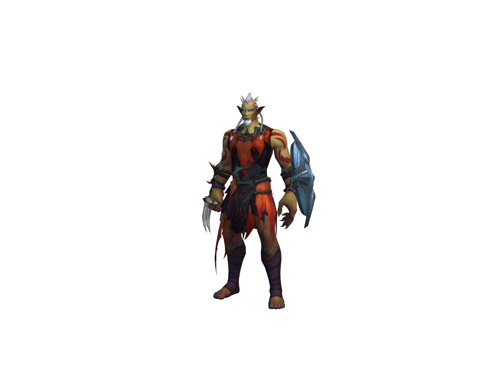 Attu 3D character render
