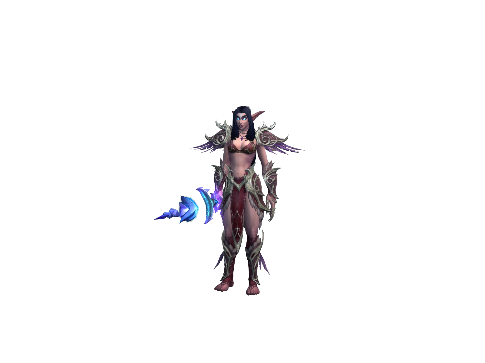 Galadríelle 3D character render