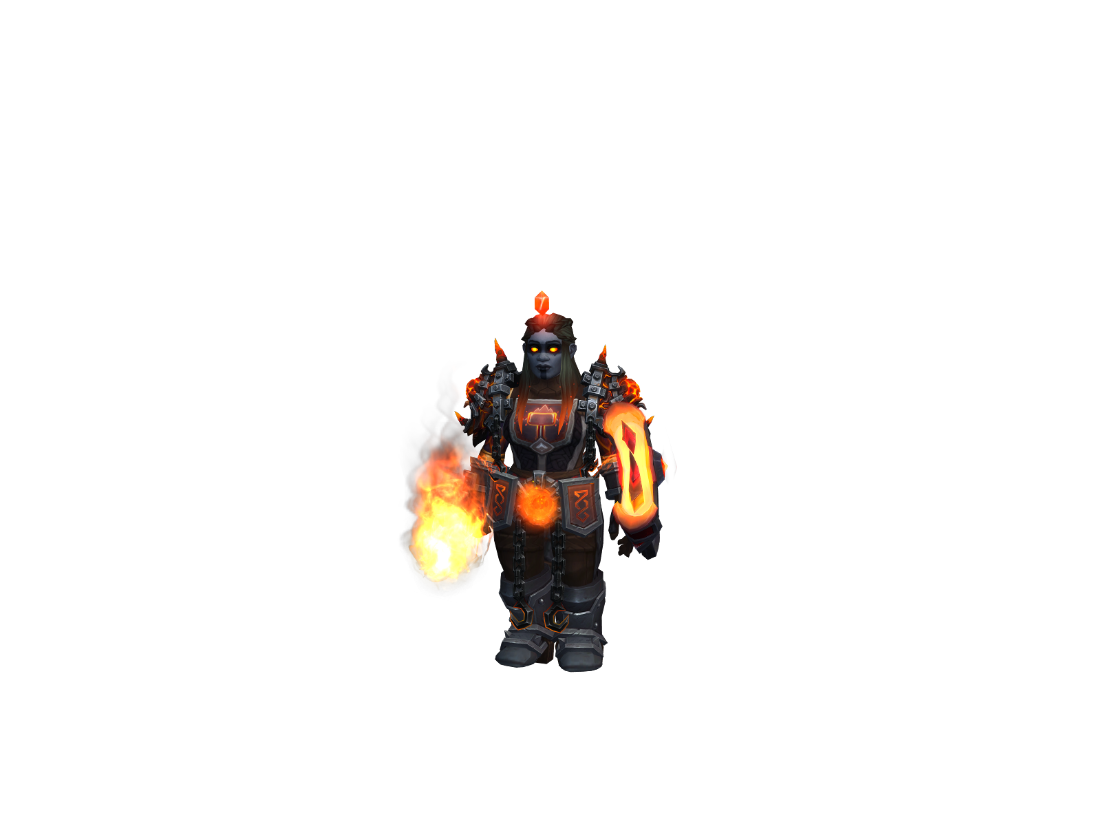 Skaed 3D character render
