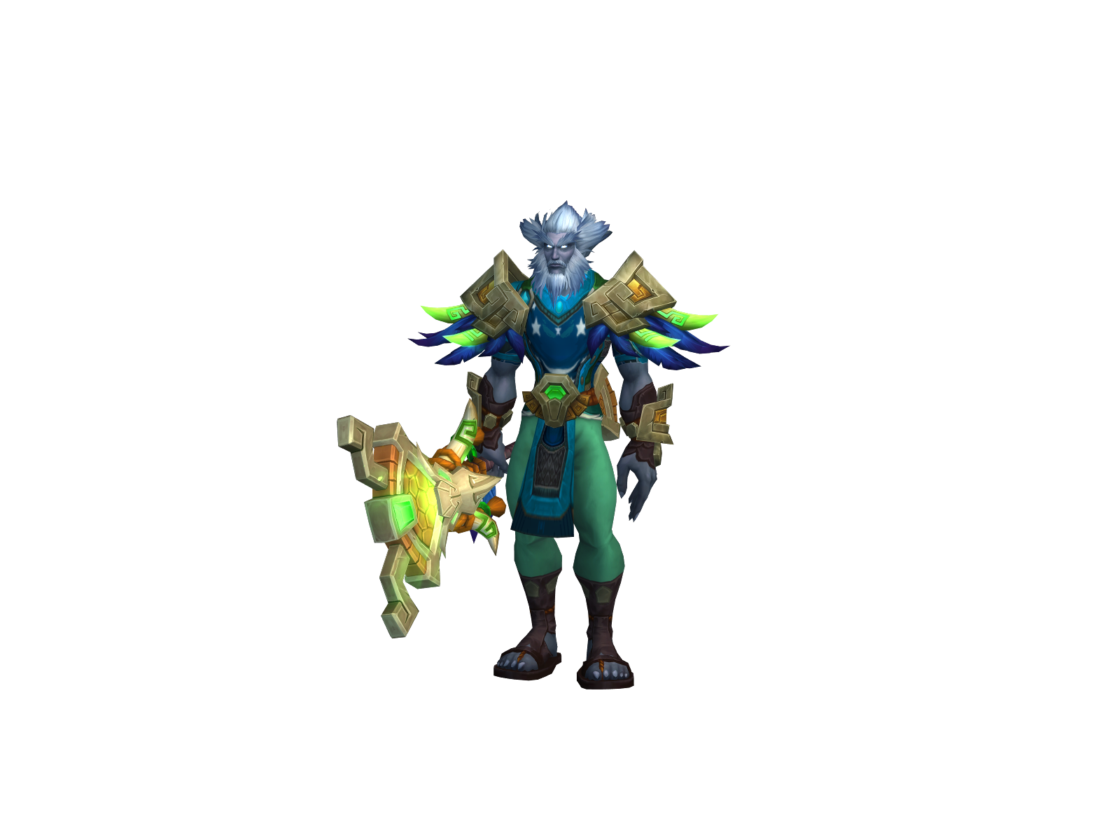 Frosterian 3D character render