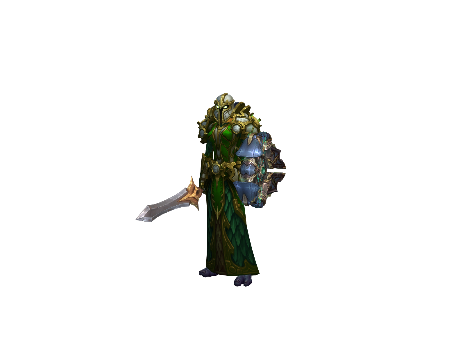 Shieldham 3D character render