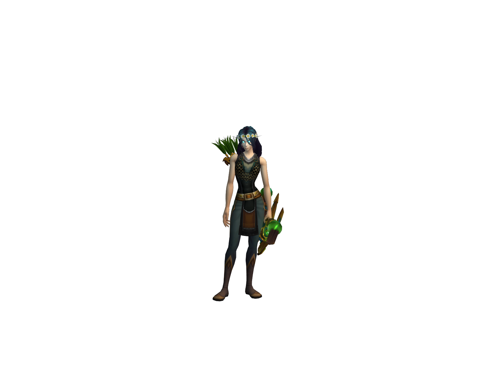 Zhelda 3D character render