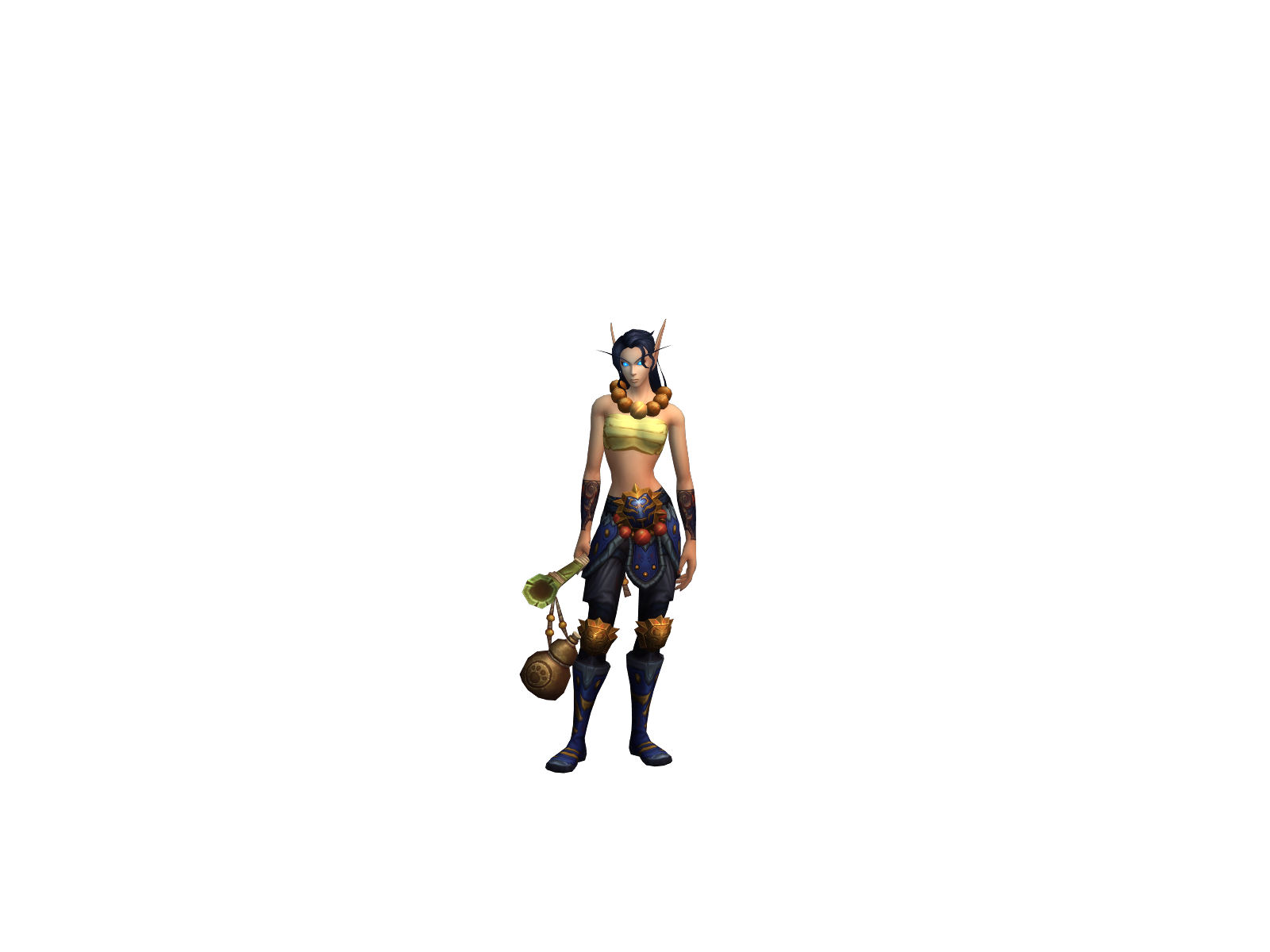 Ezara 3D character render