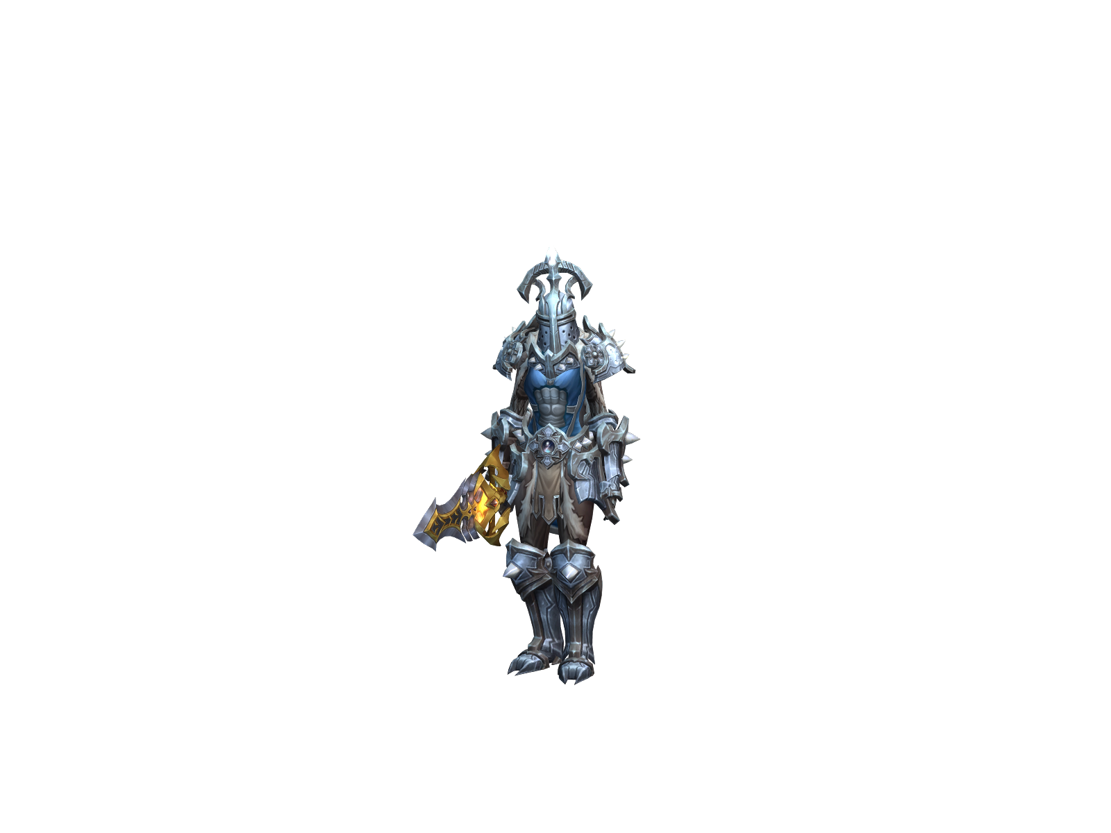 Exødius 3D character render