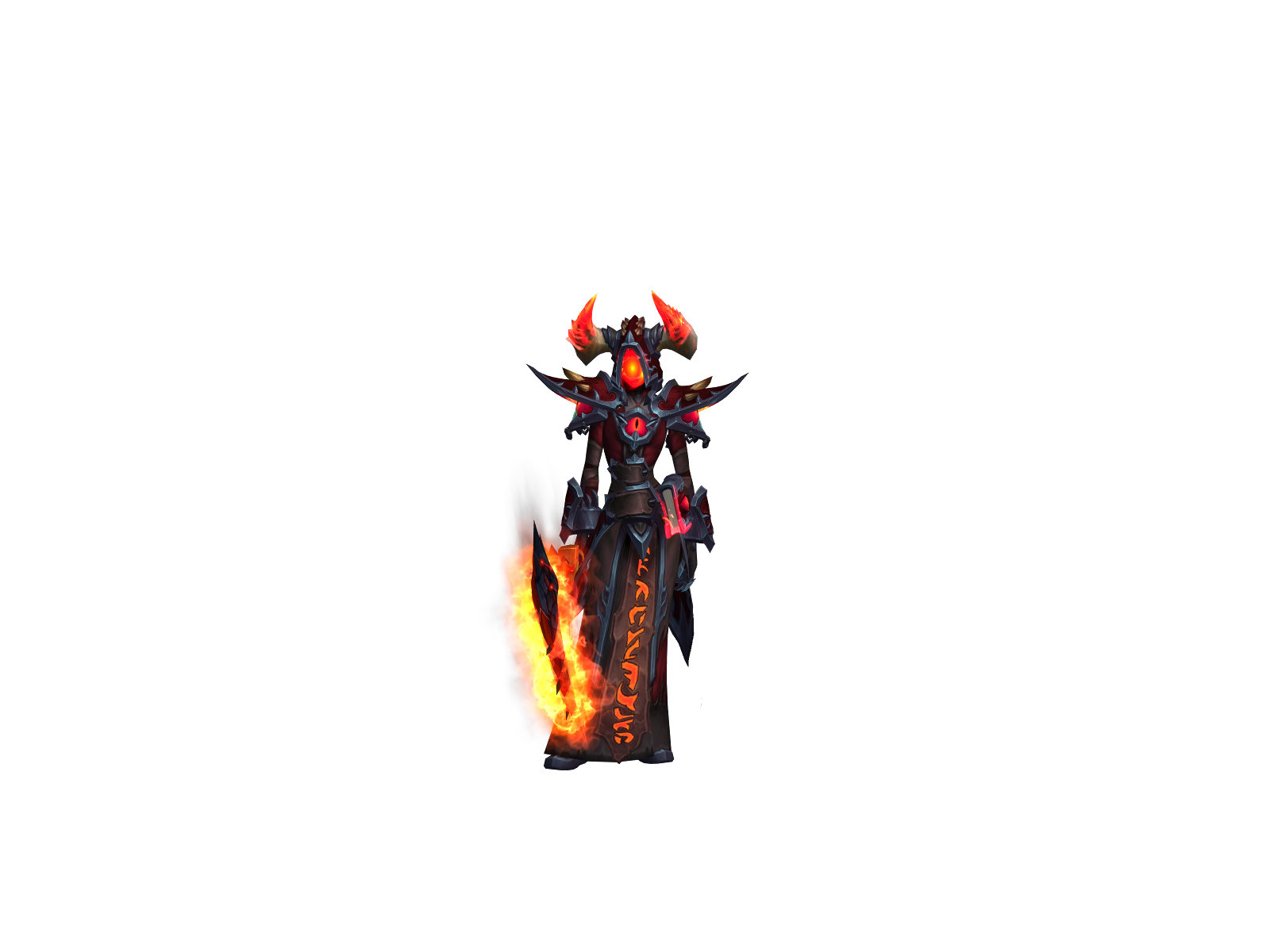 Фламе 3D character render