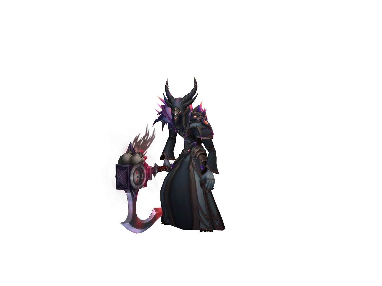 Элнуар 3D character render