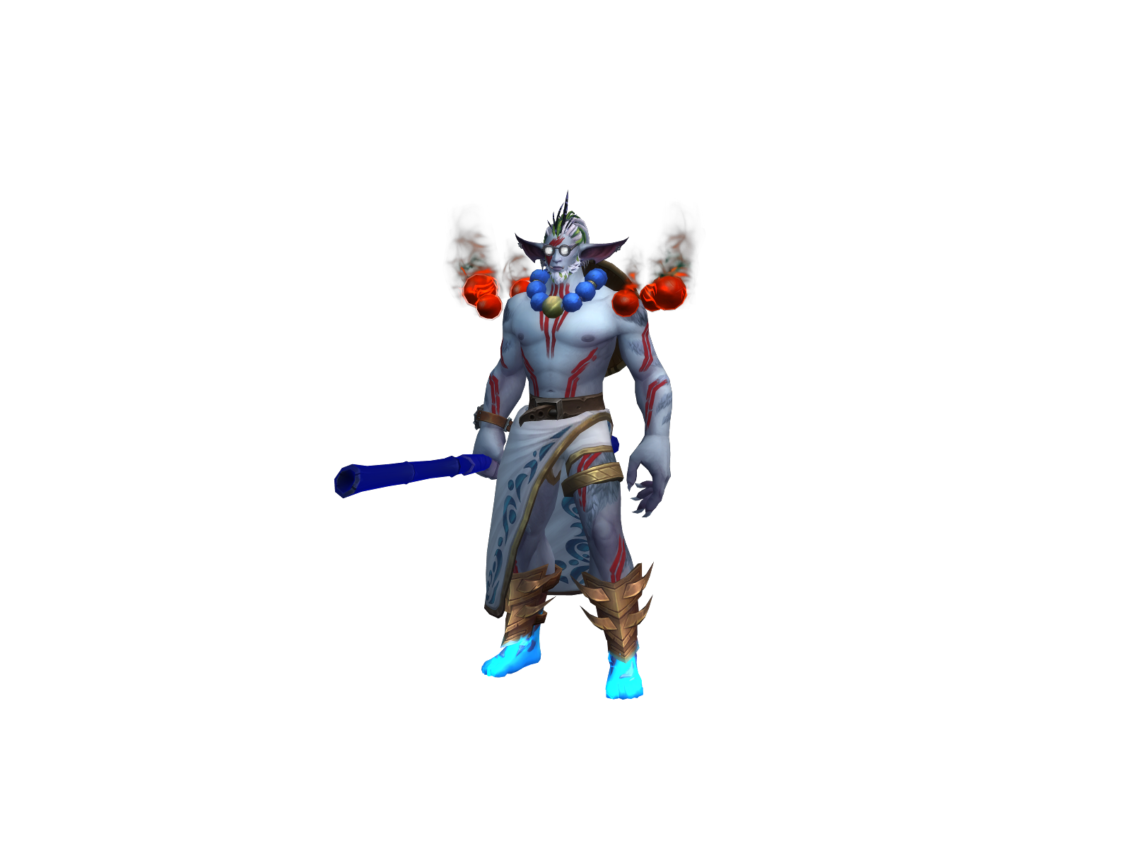 Делрейв 3D character render