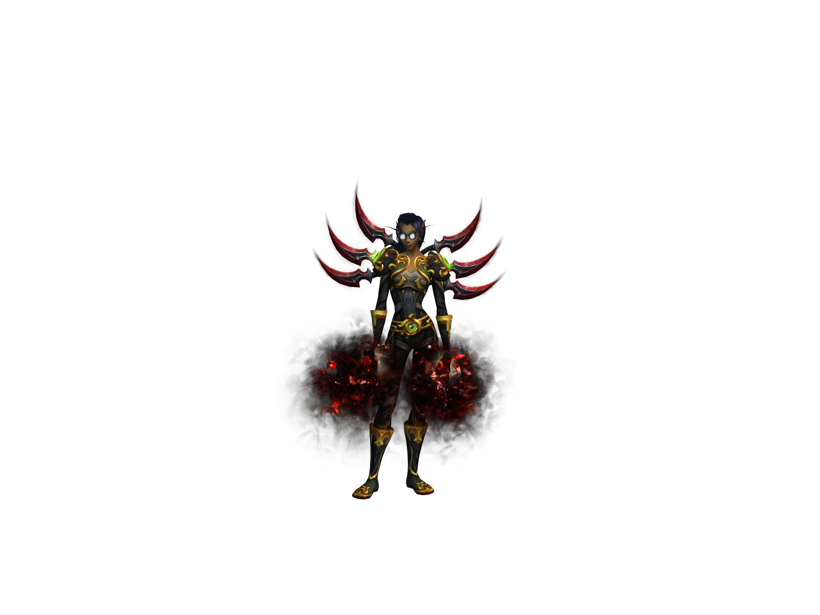 Иллидааннко 3D character render