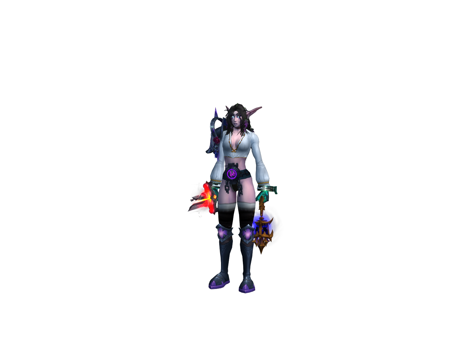 Эллинда 3D character render
