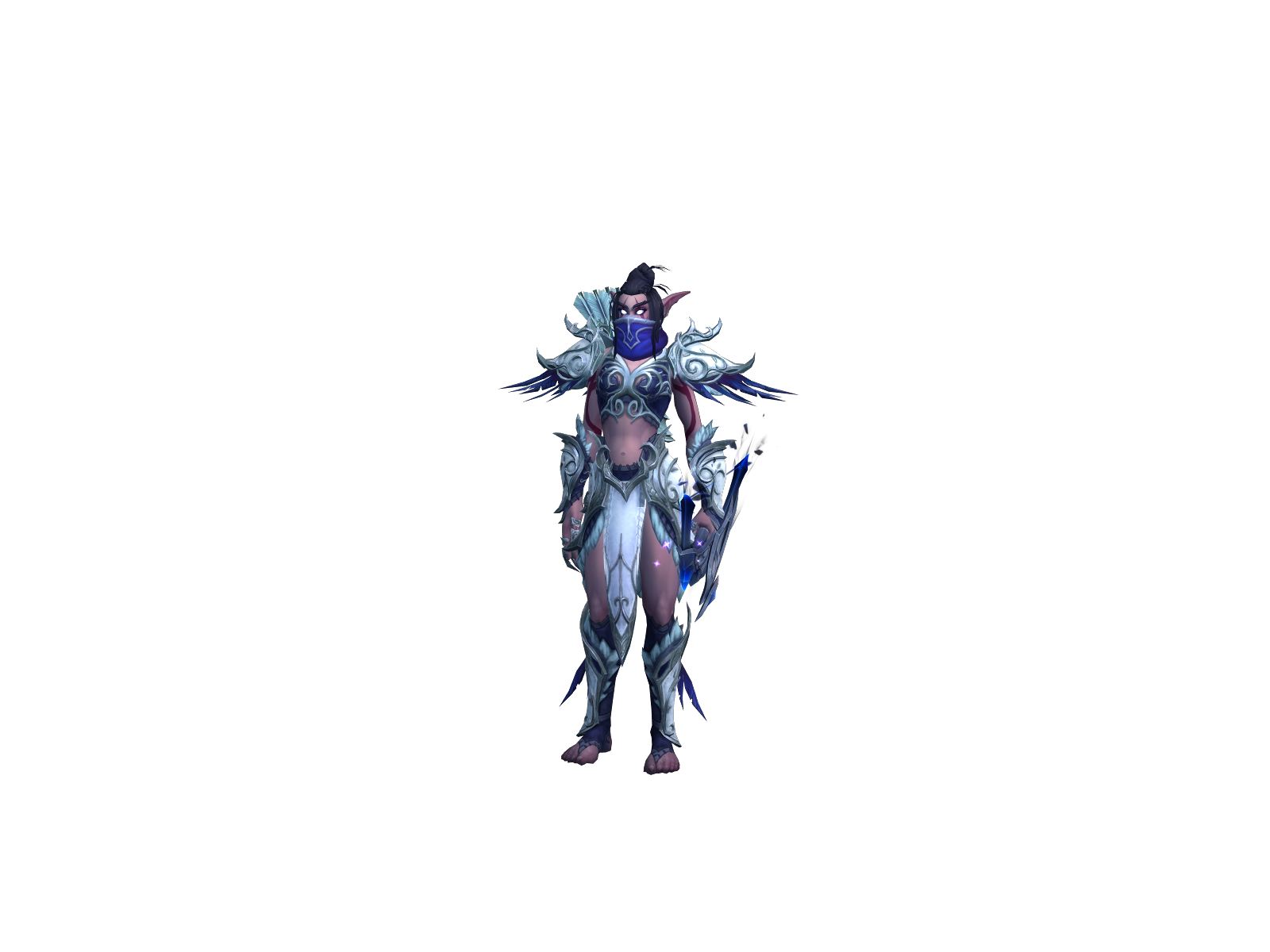 Онлихантс 3D character render