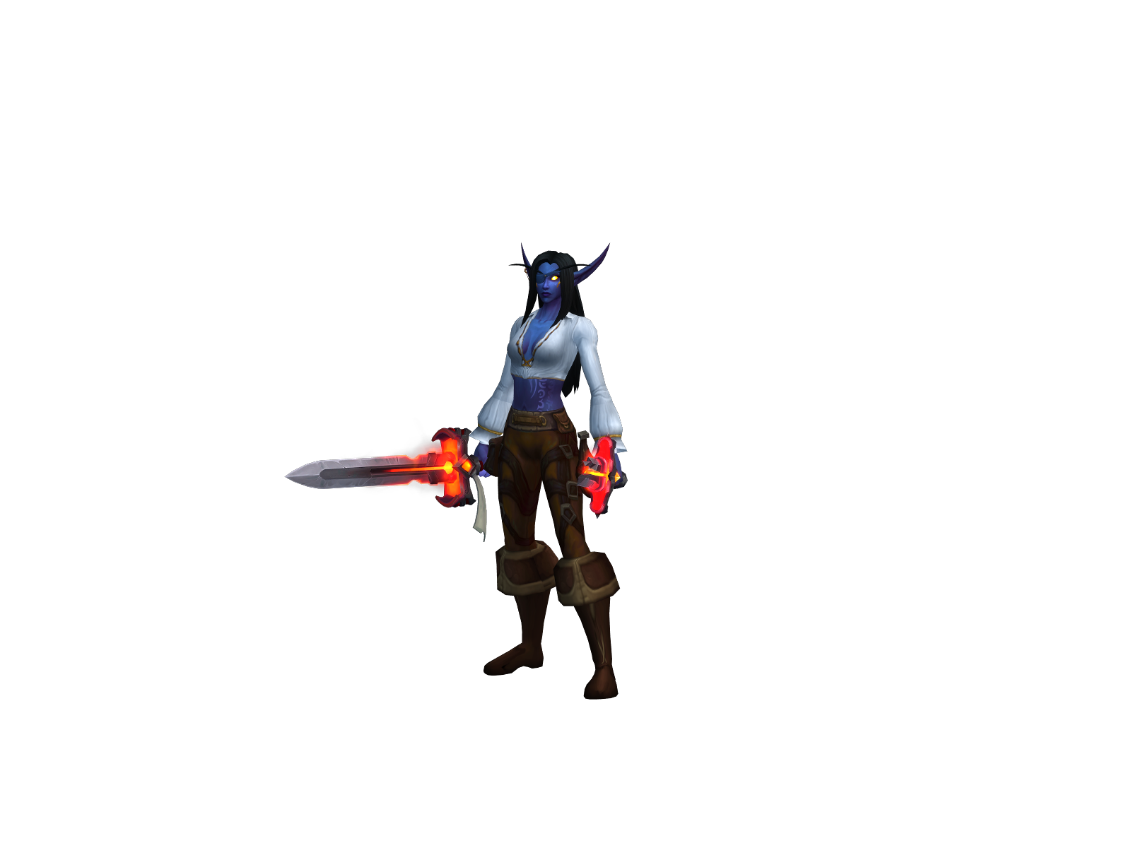 Синиглистра 3D character render