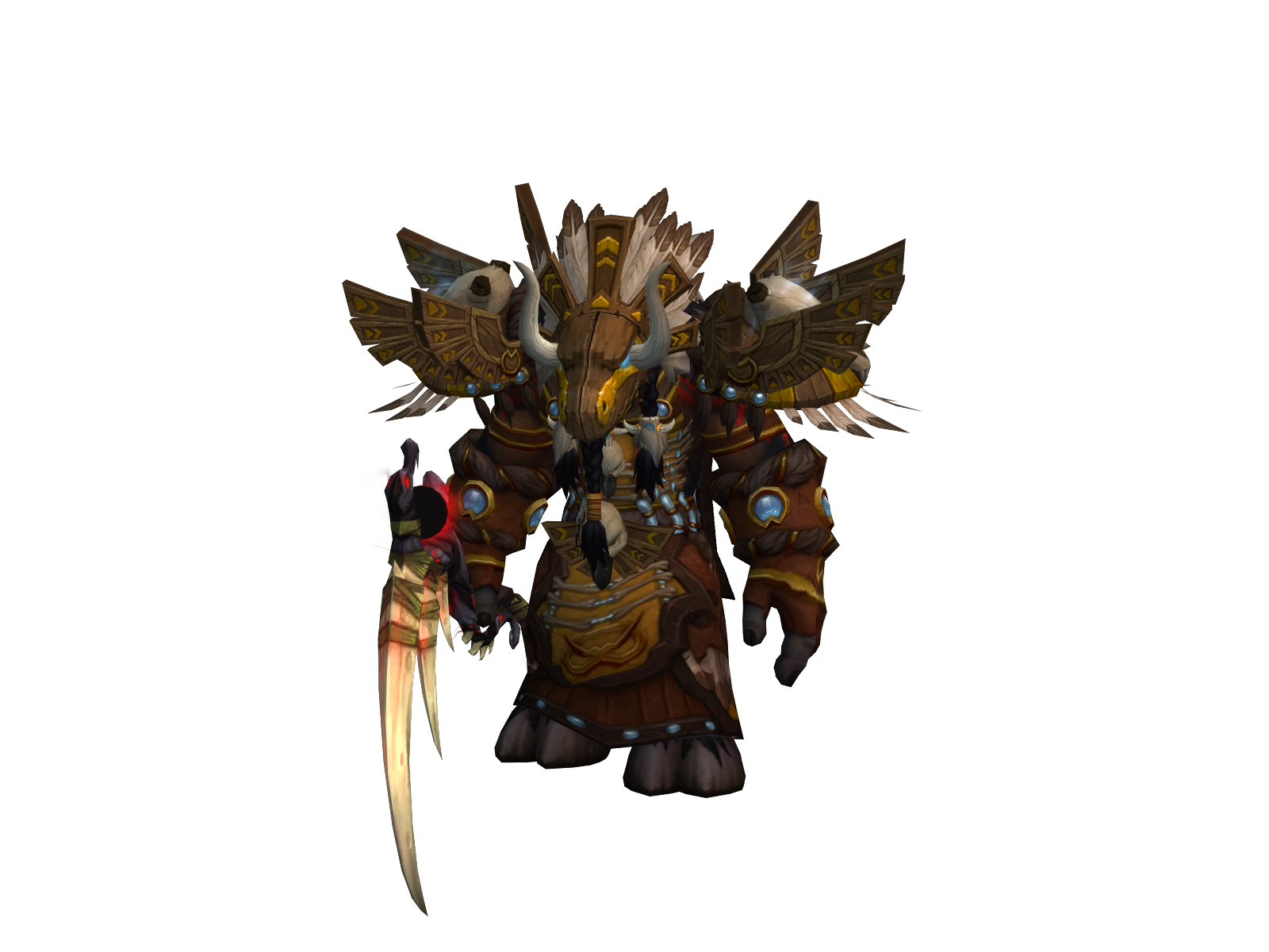 Бутан 3D character render