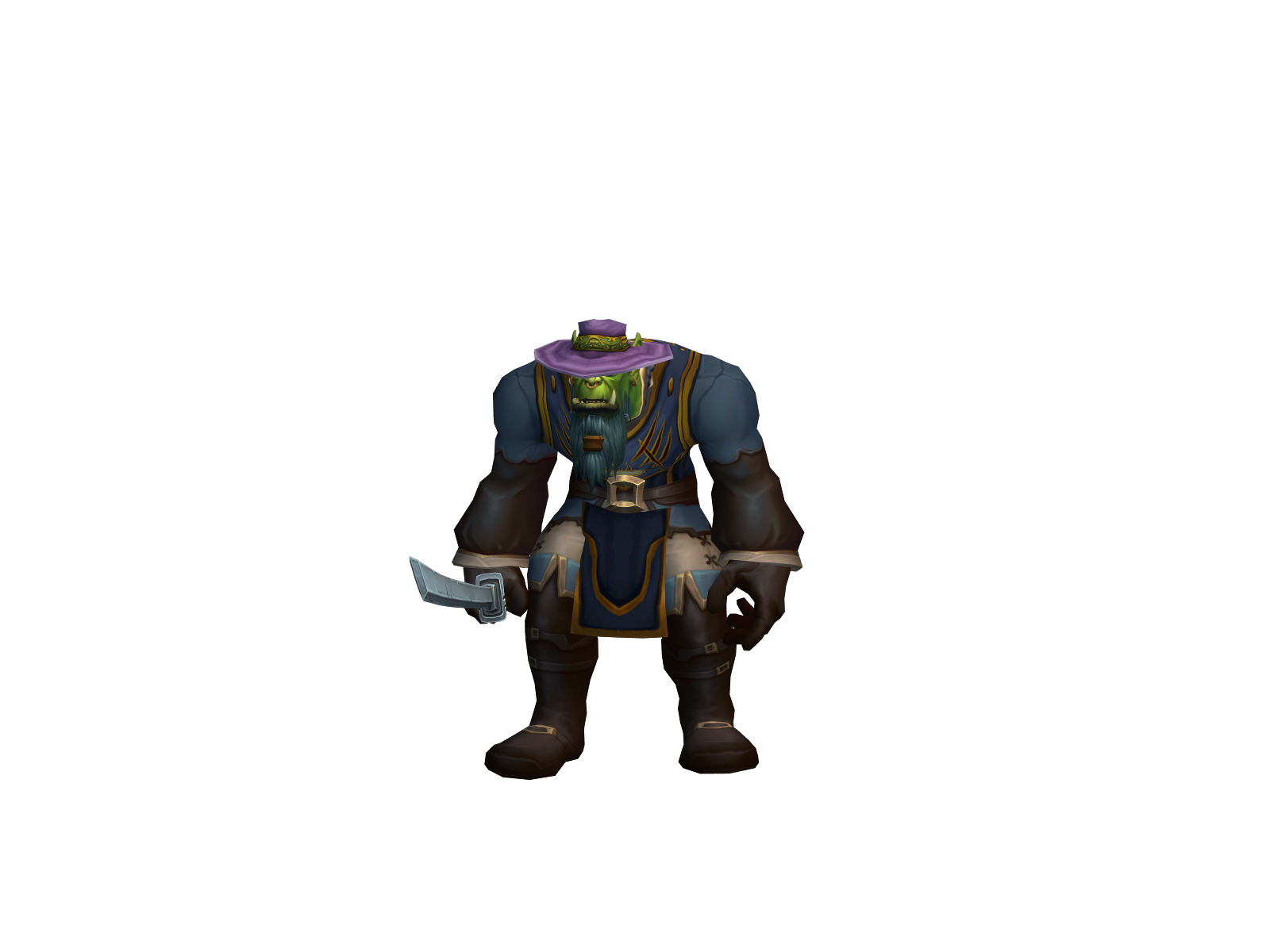 Блэкрэйвен 3D character render