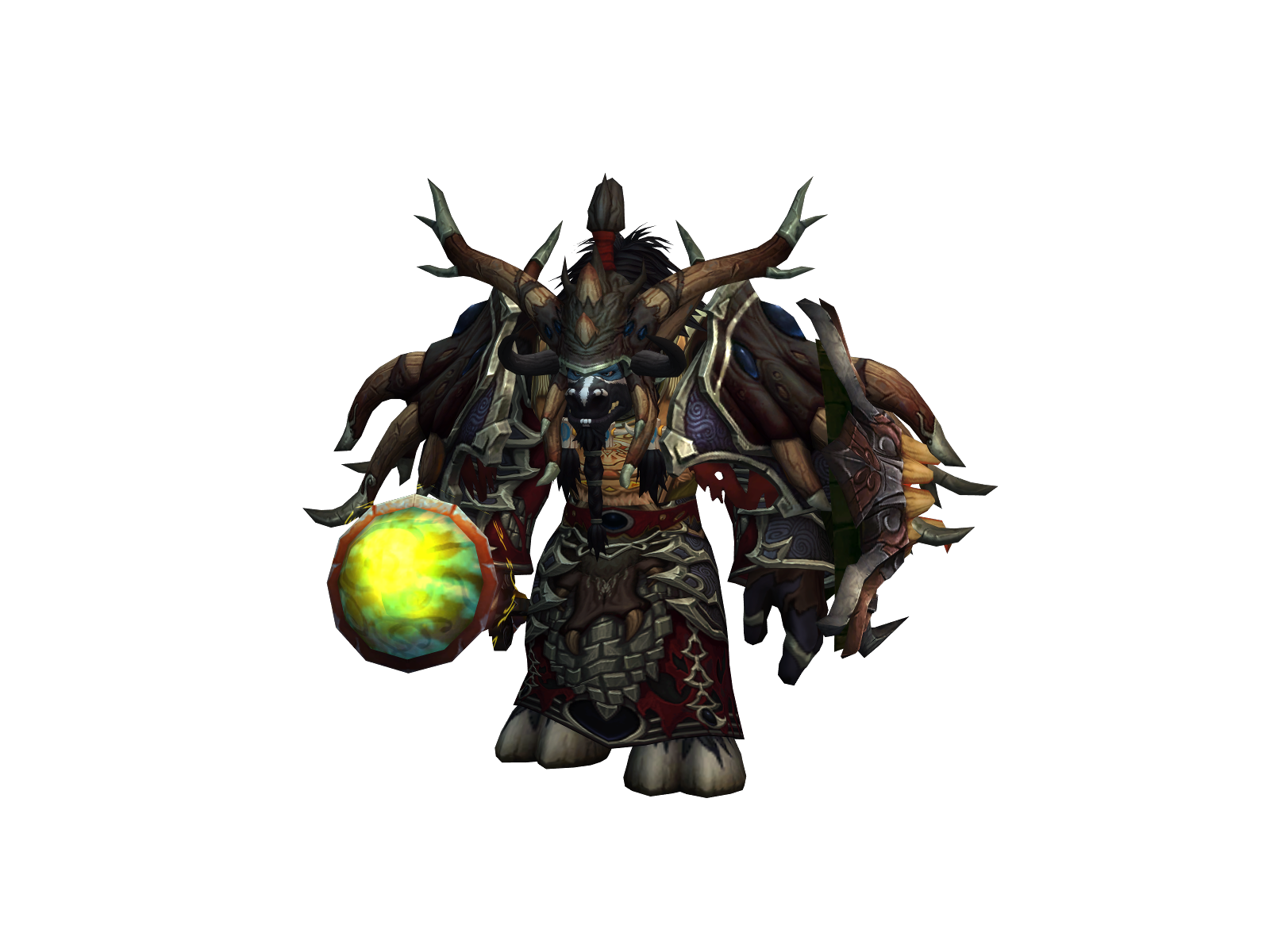 Маходаль 3D character render