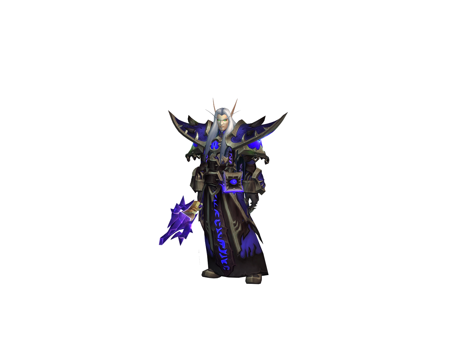 Альверион 3D character render