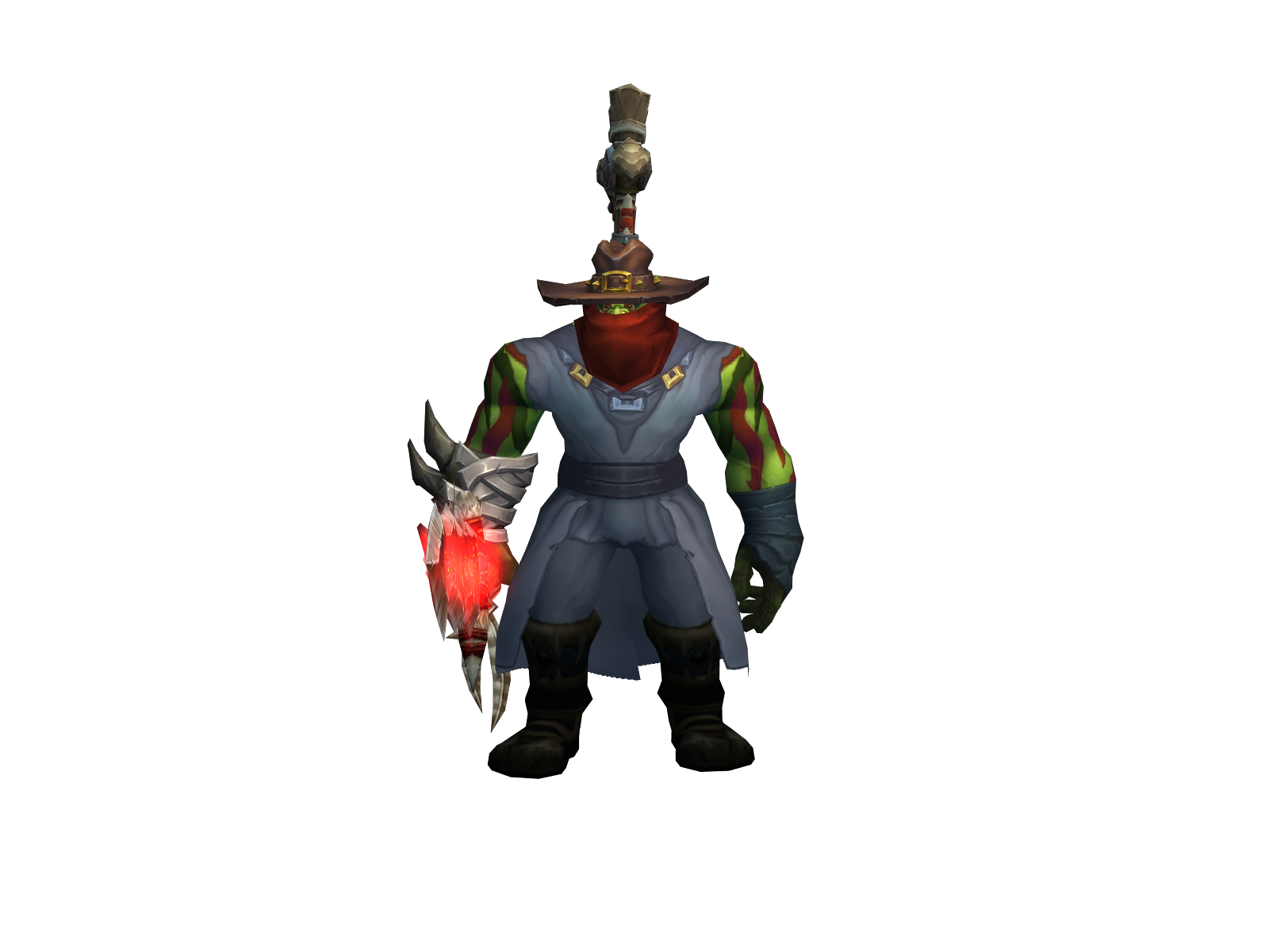 Дрэкътар 3D character render