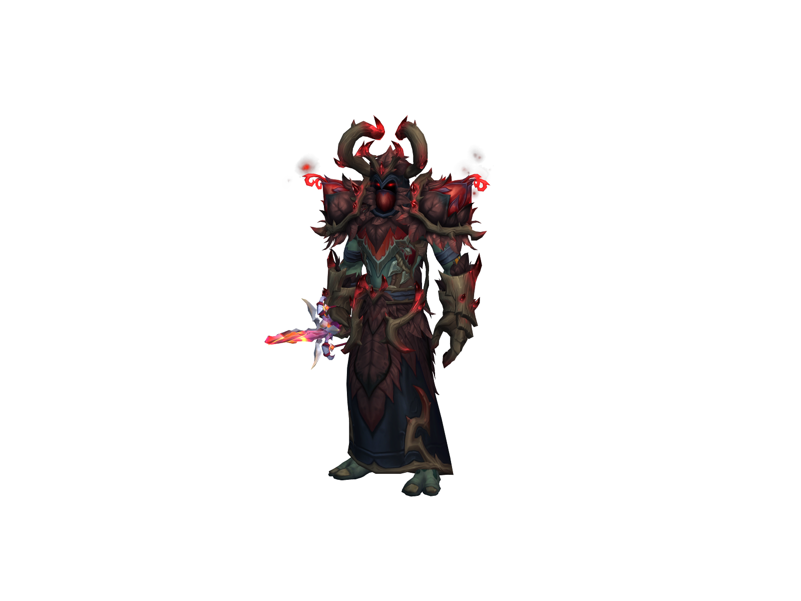 Манабур 3D character render