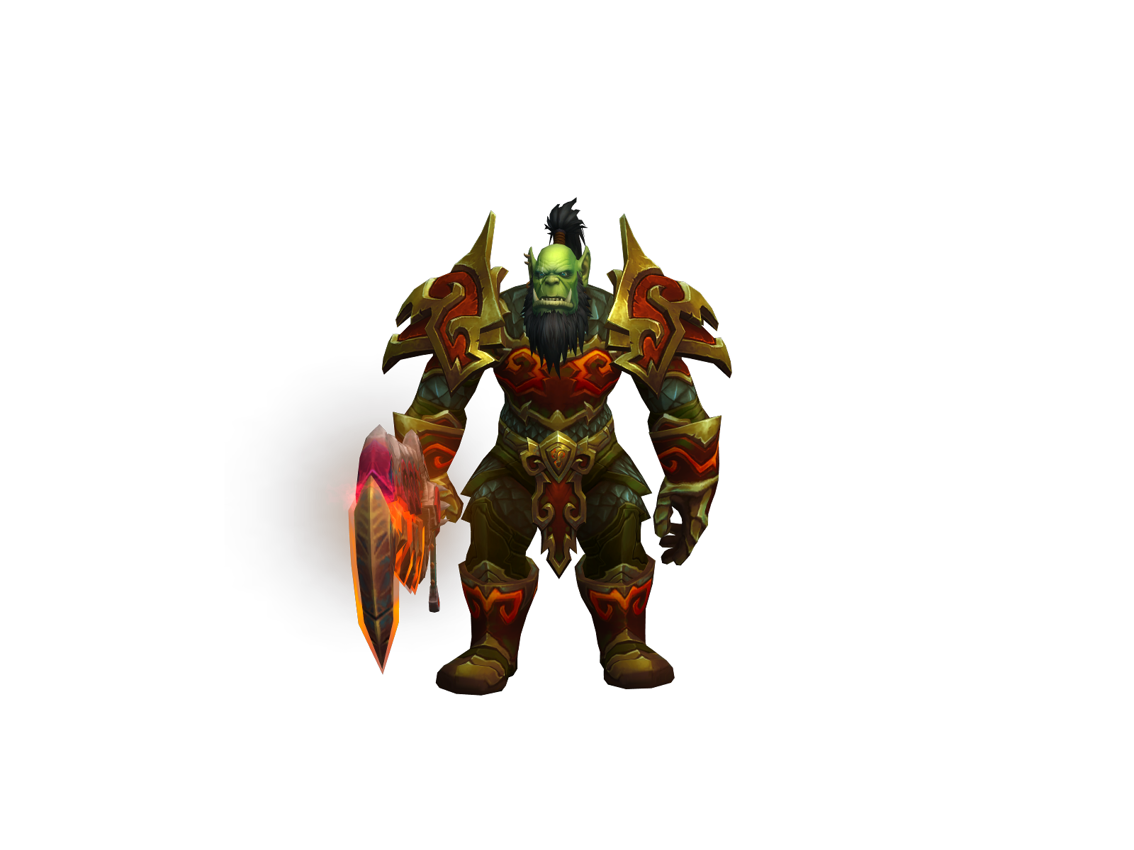 Риппед 3D character render