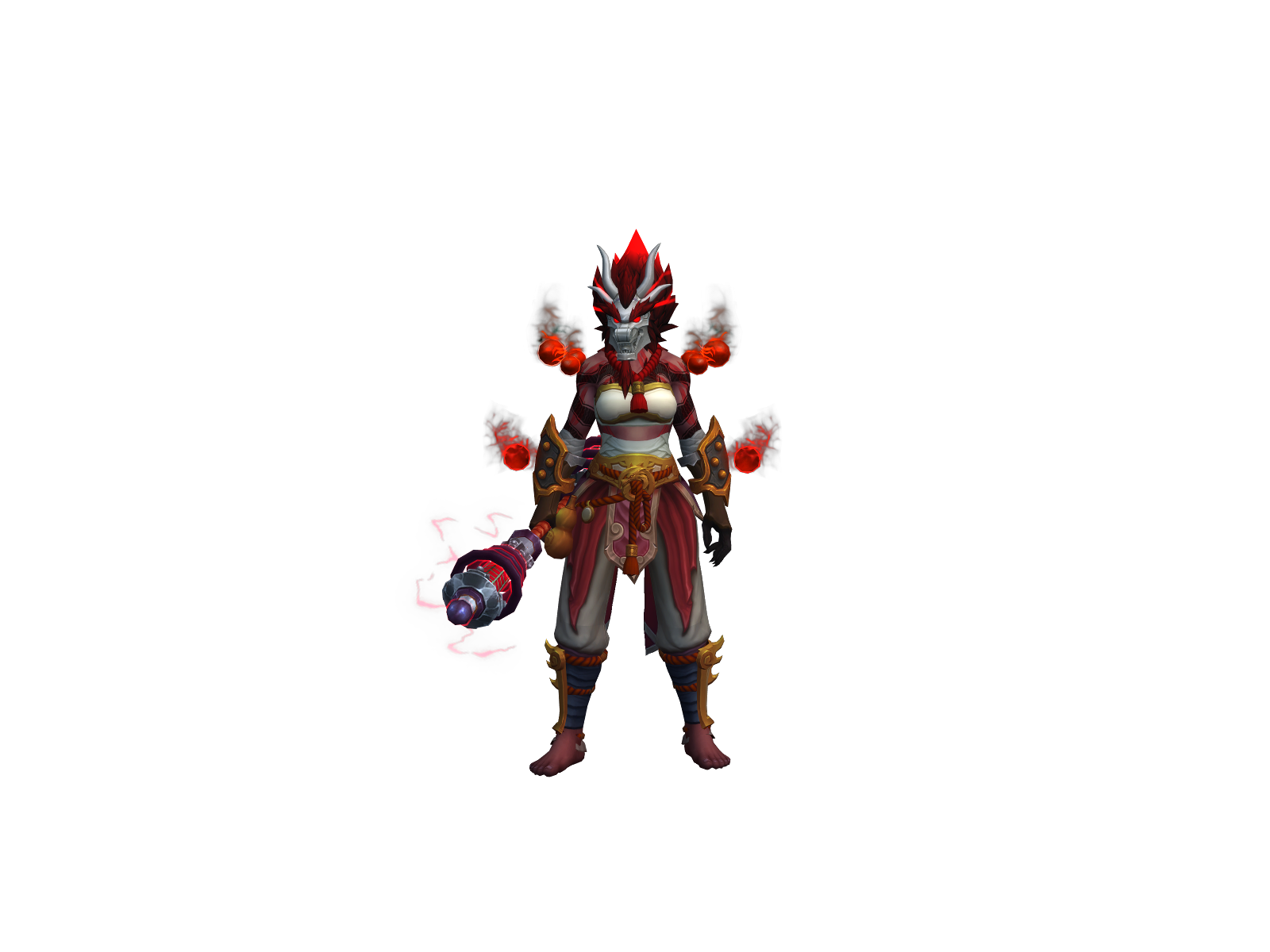 Ёнён 3D character render