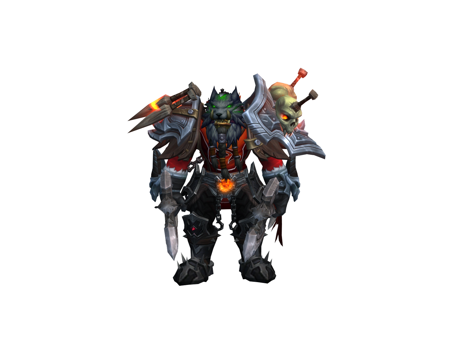 Дотариус 3D character render