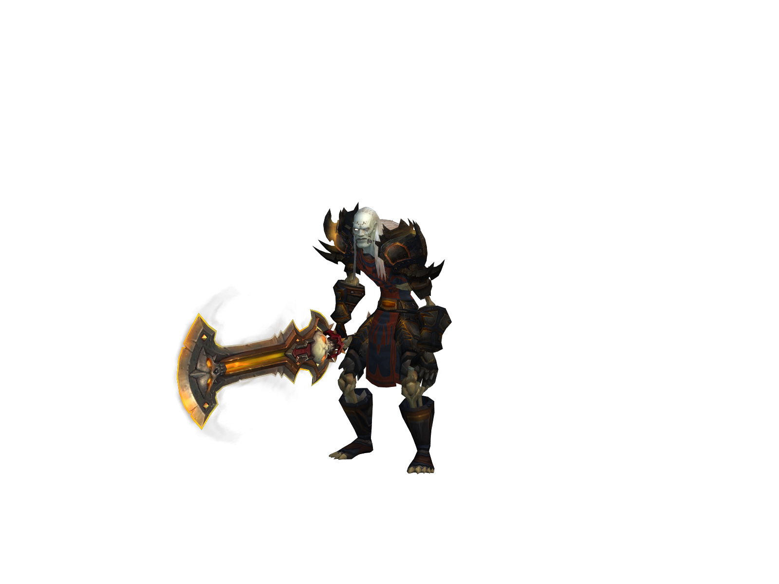 Тариус 3D character render