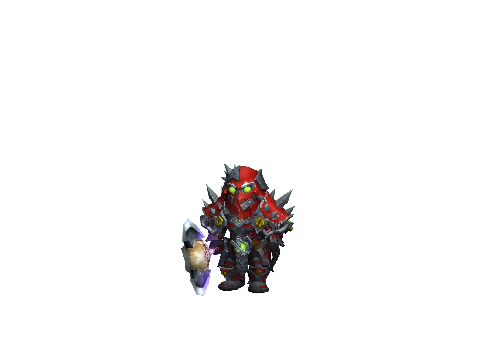 Капитош 3D character render