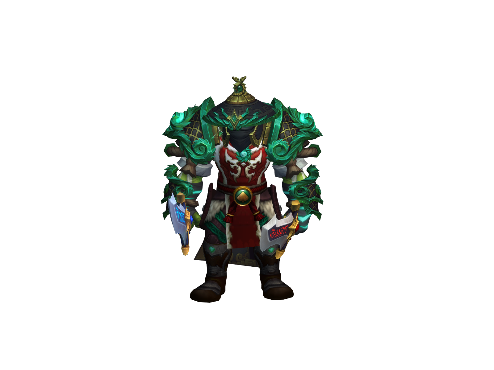 Дракхтул 3D character render