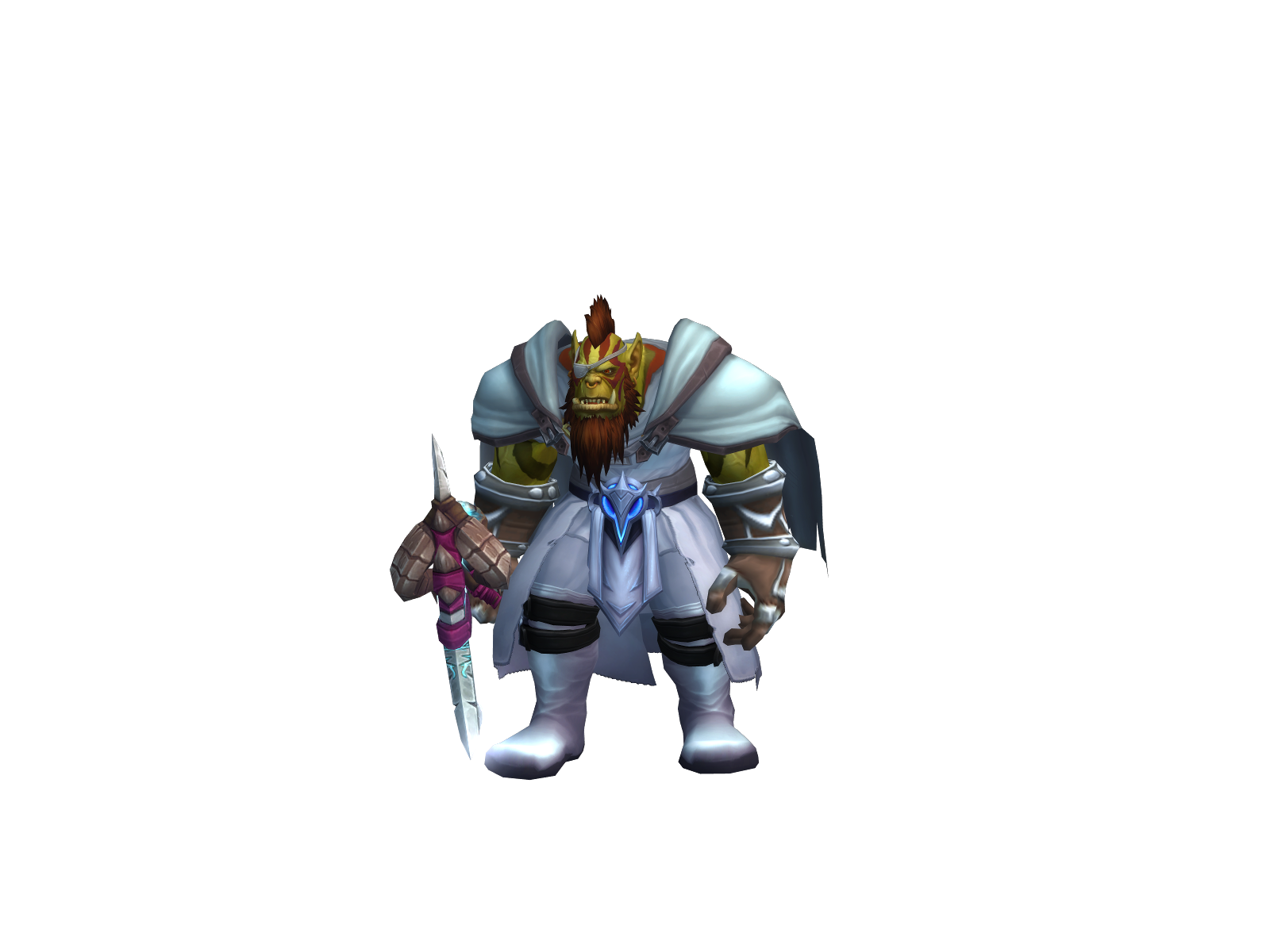 напротеине 3D character render