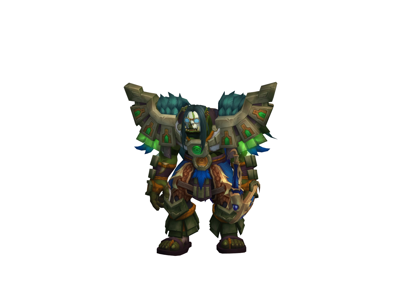 Корольмакак 3D character render