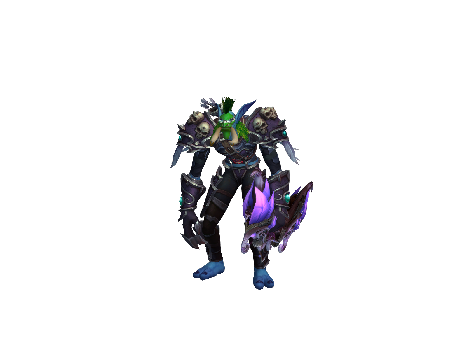 Эвелан 3D character render