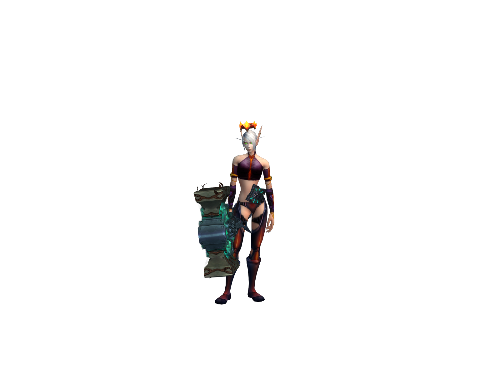 Атпирдоль 3D character render