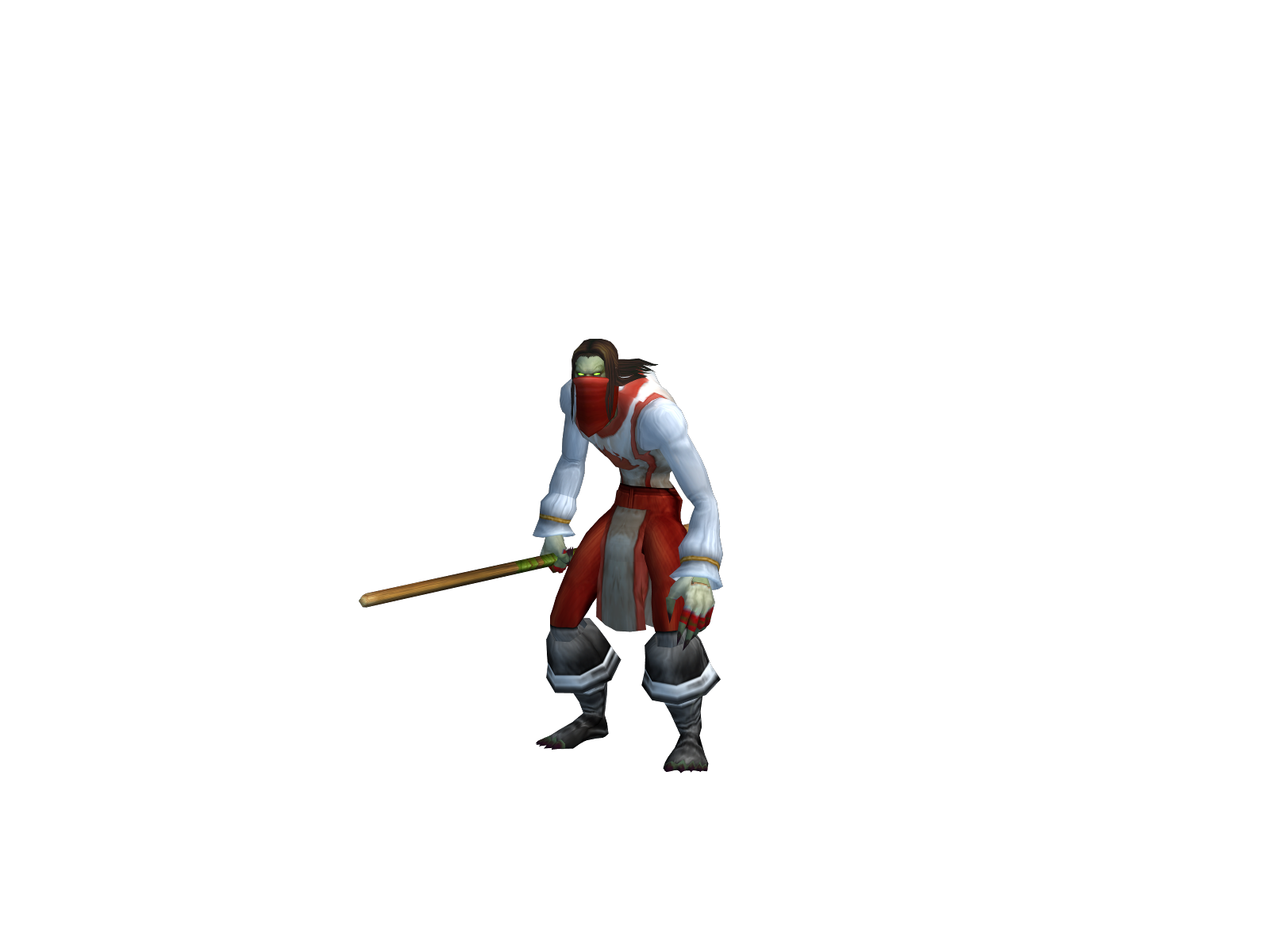 Взглядсамца 3D character render