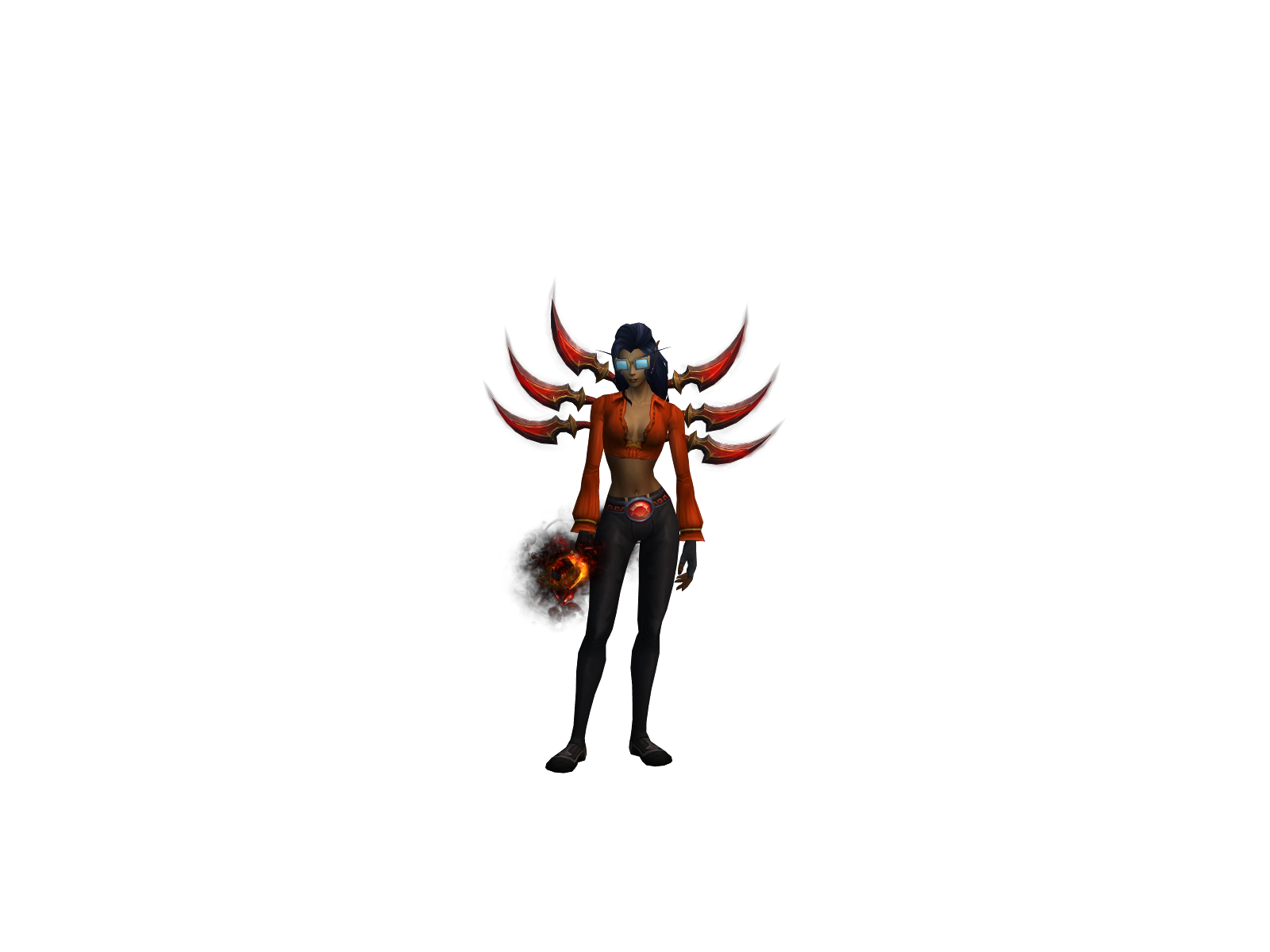 Иллидданко 3D character render