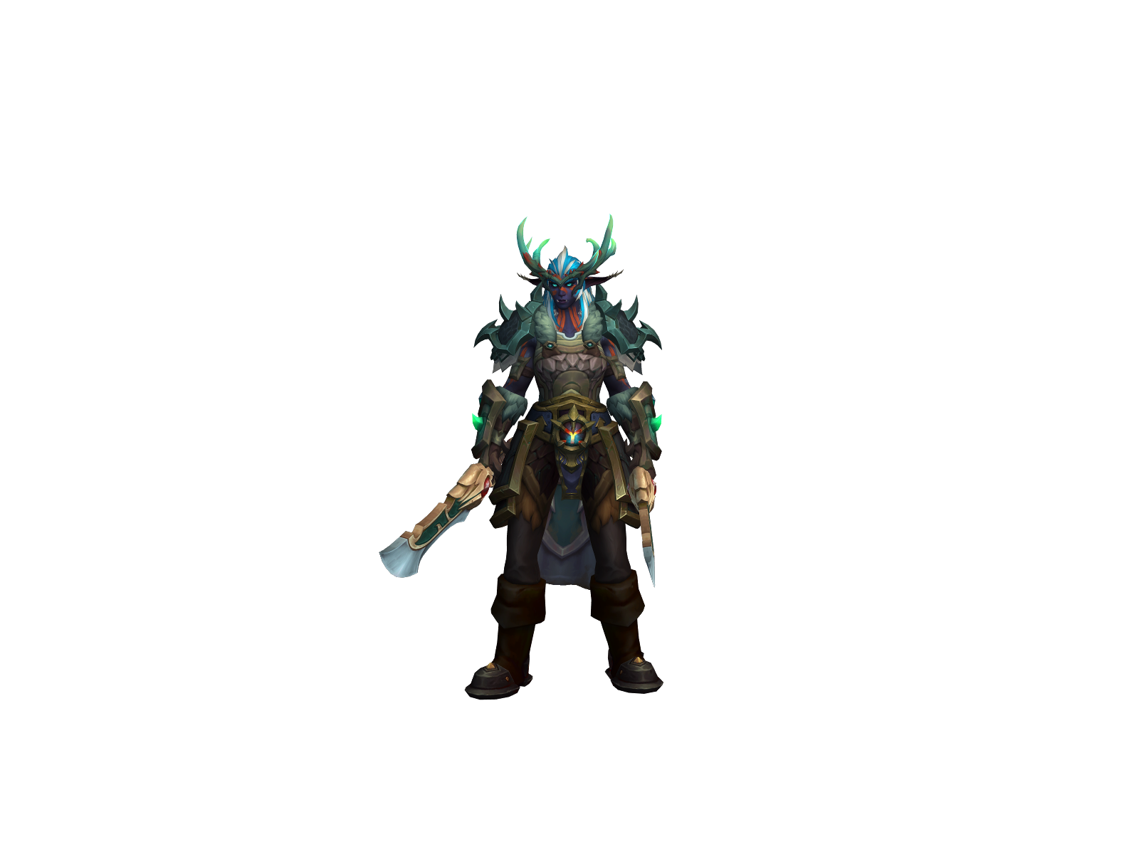 Обма 3D character render
