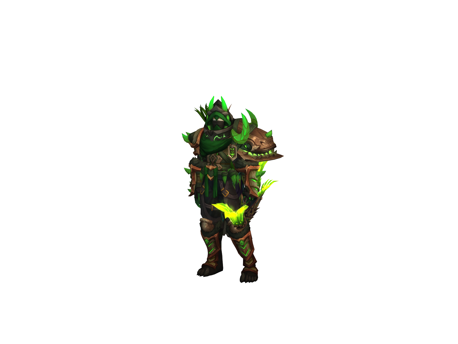 Орхол 3D character render