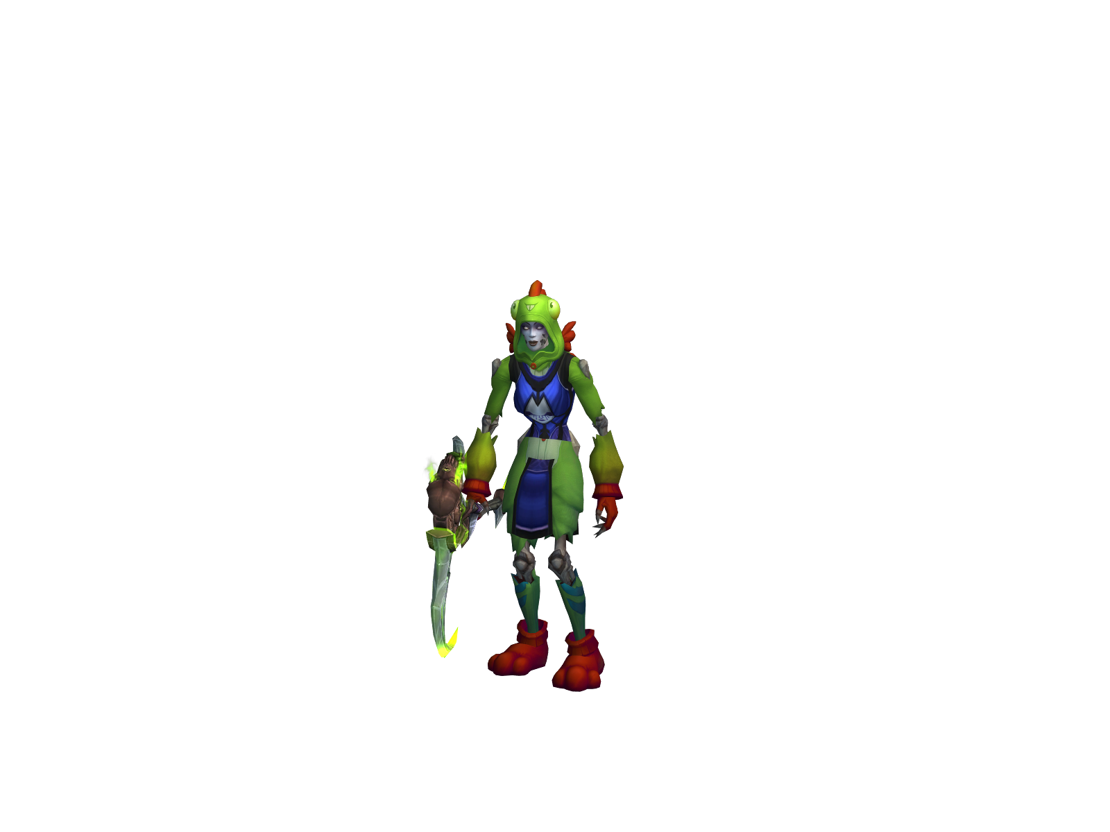 Айрайлисс 3D character render