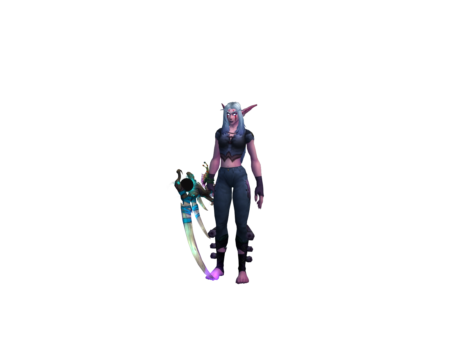 Мексх 3D character render