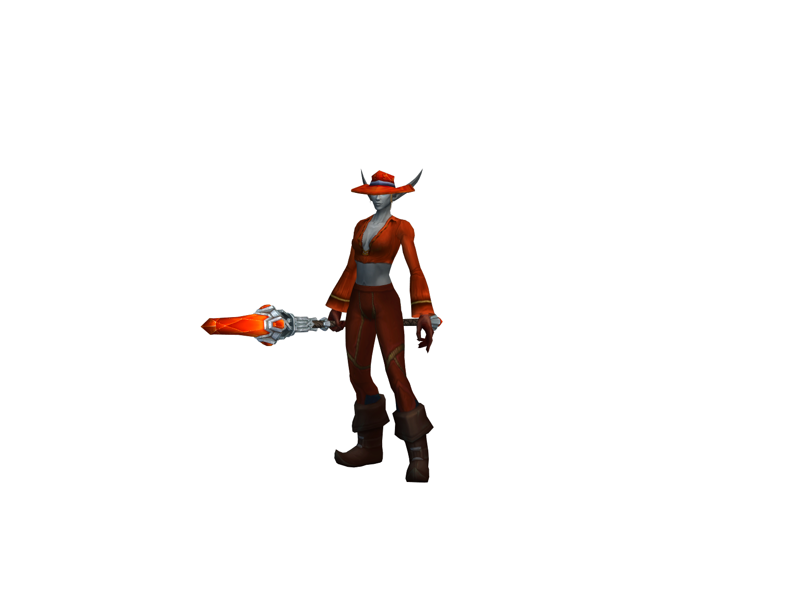 Чаровница 3D character render