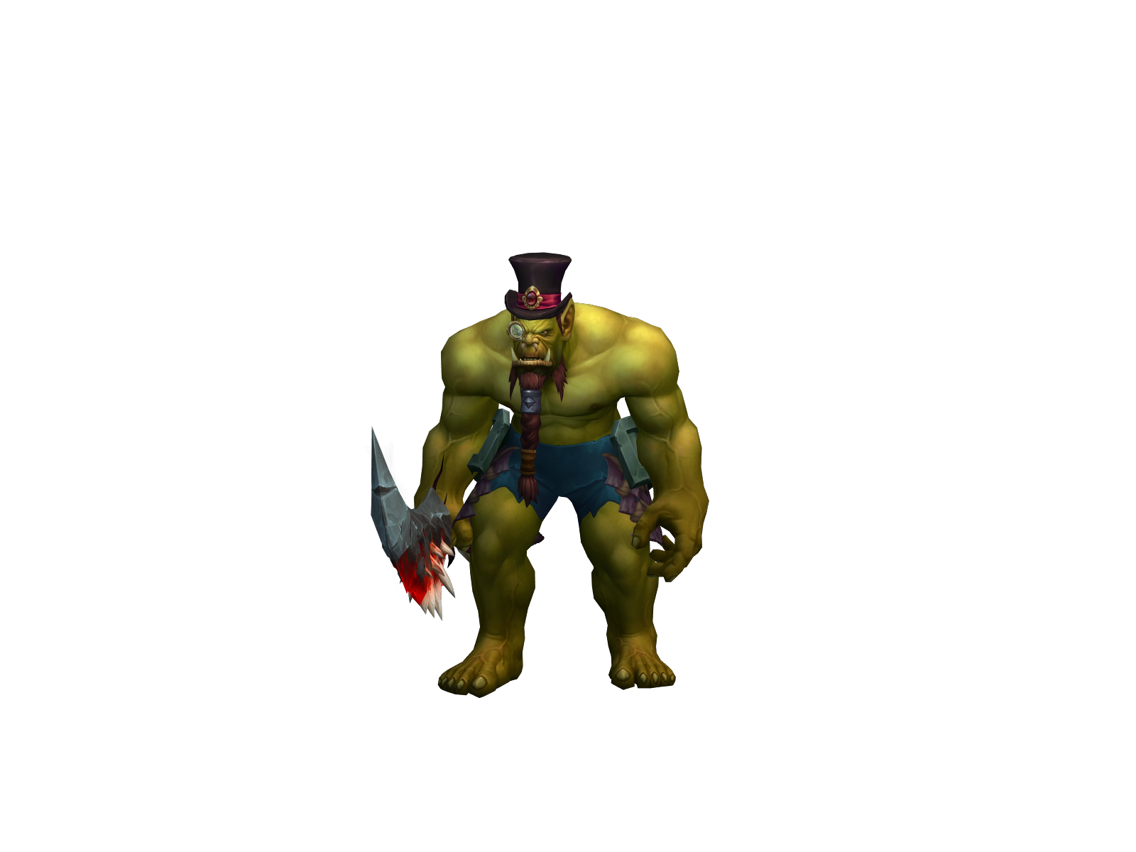 Моккарош 3D character render