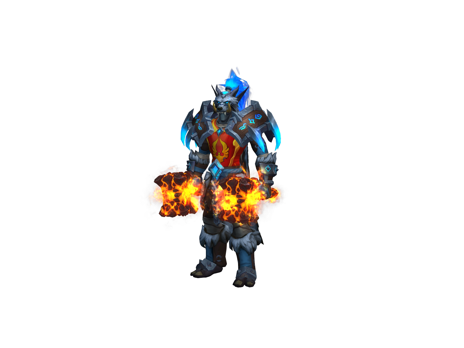 Рероллшаман 3D character render