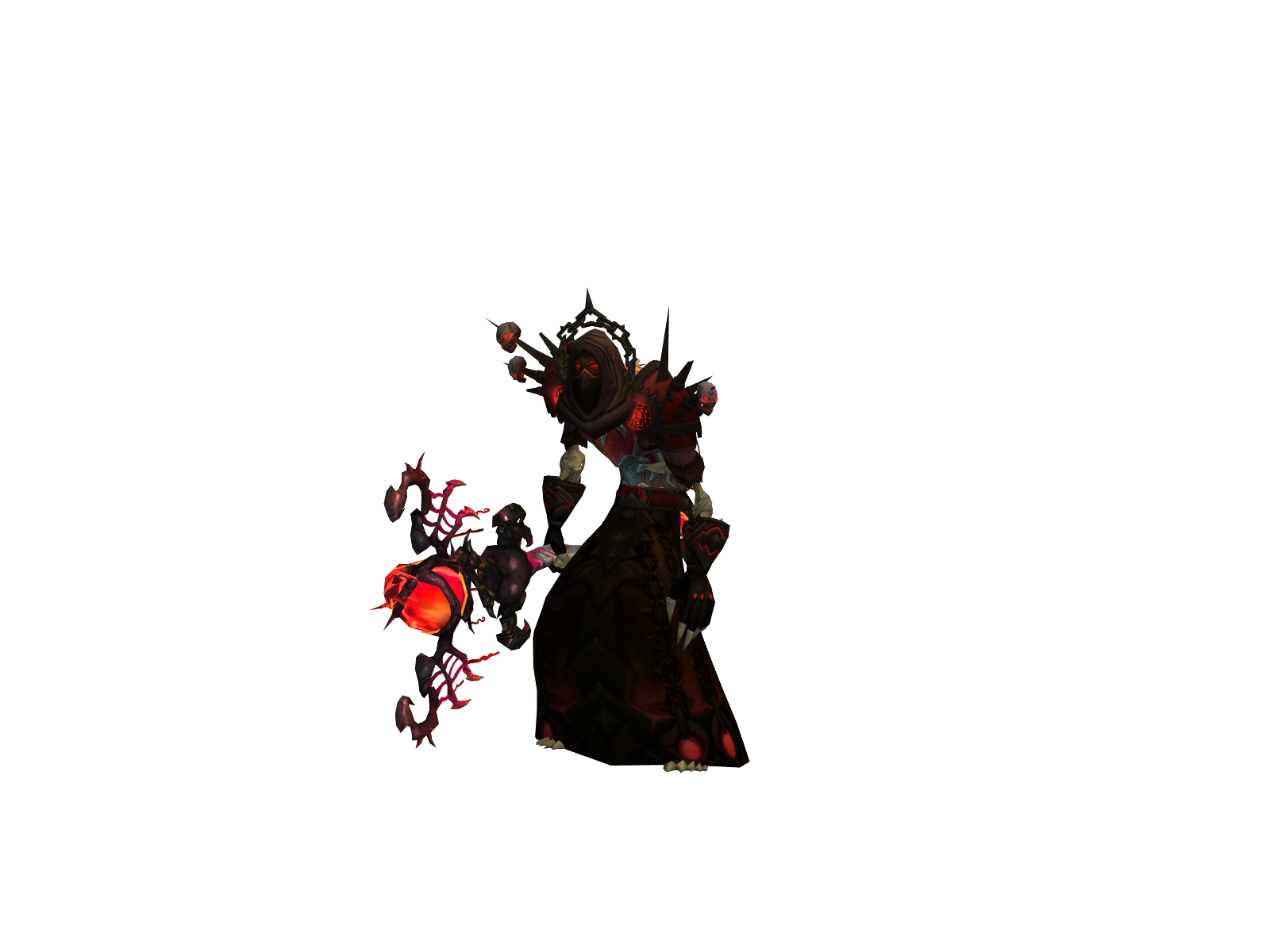 Некролол 3D character render