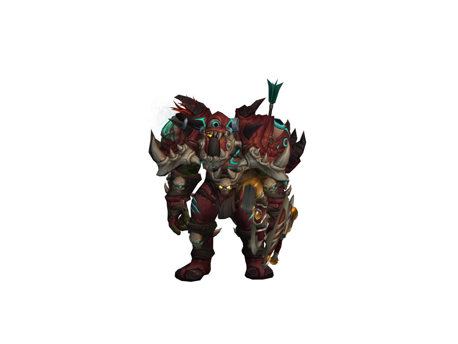 Заглайф 3D character render