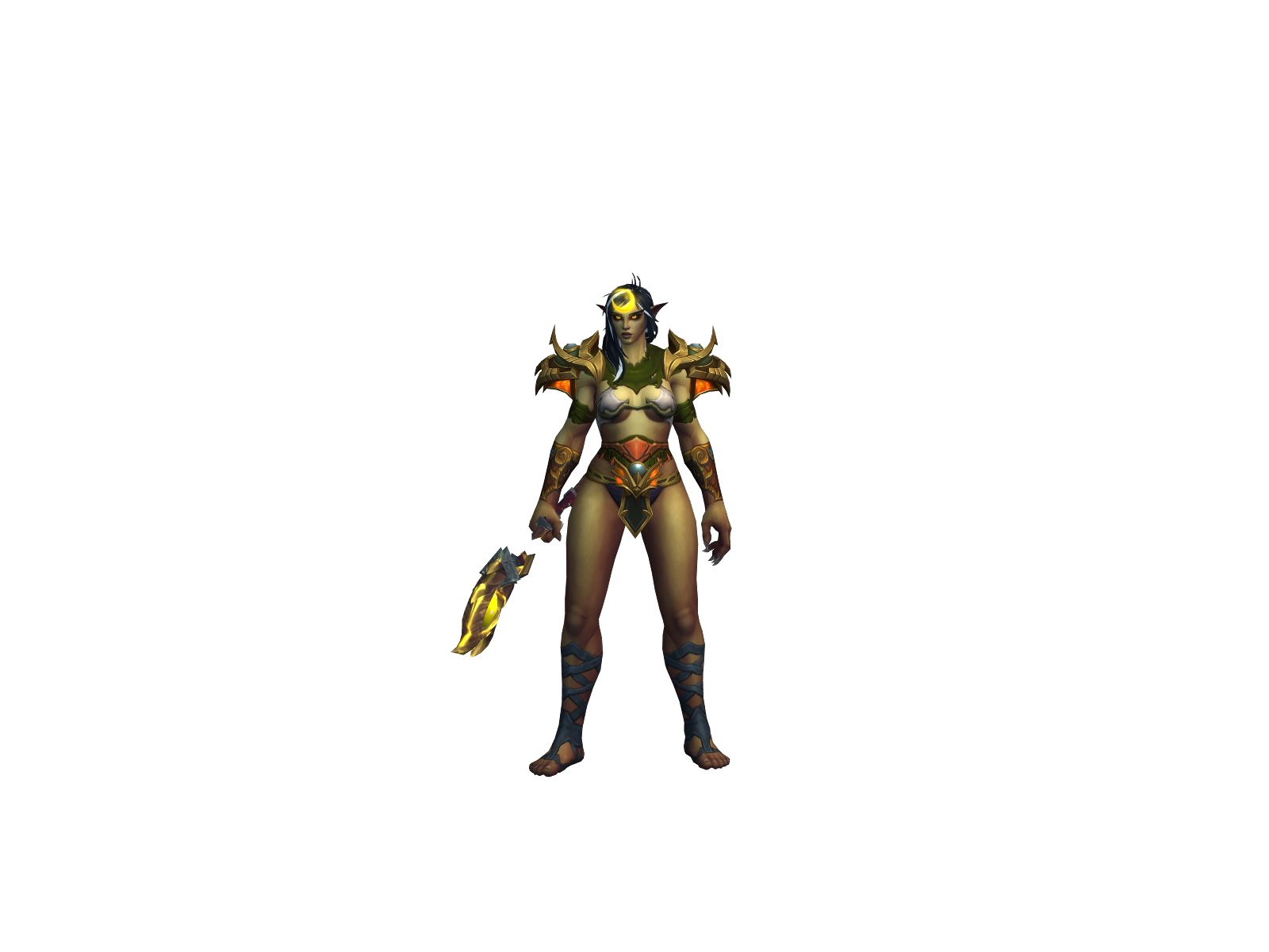 Рогоналина 3D character render