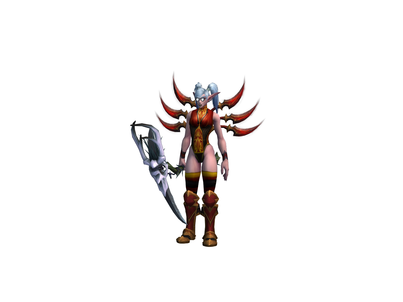 Аплум 3D character render