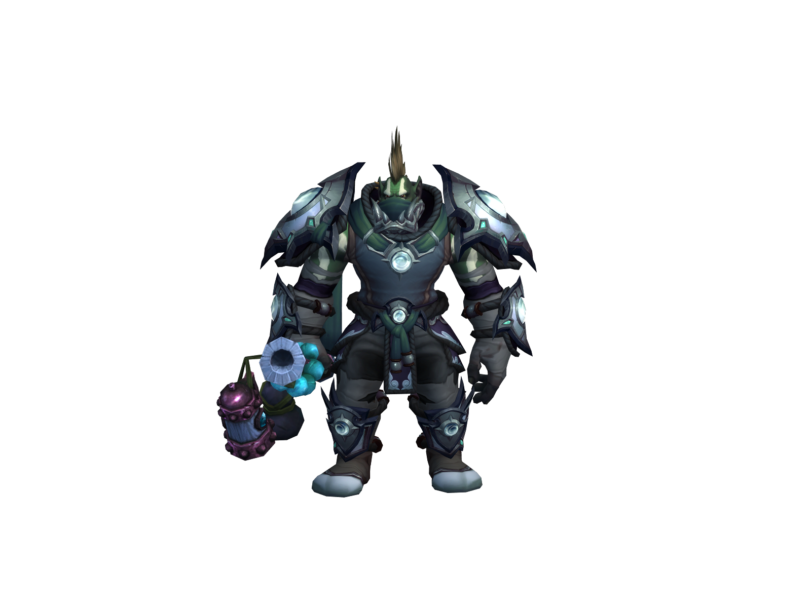 Фунтос 3D character render